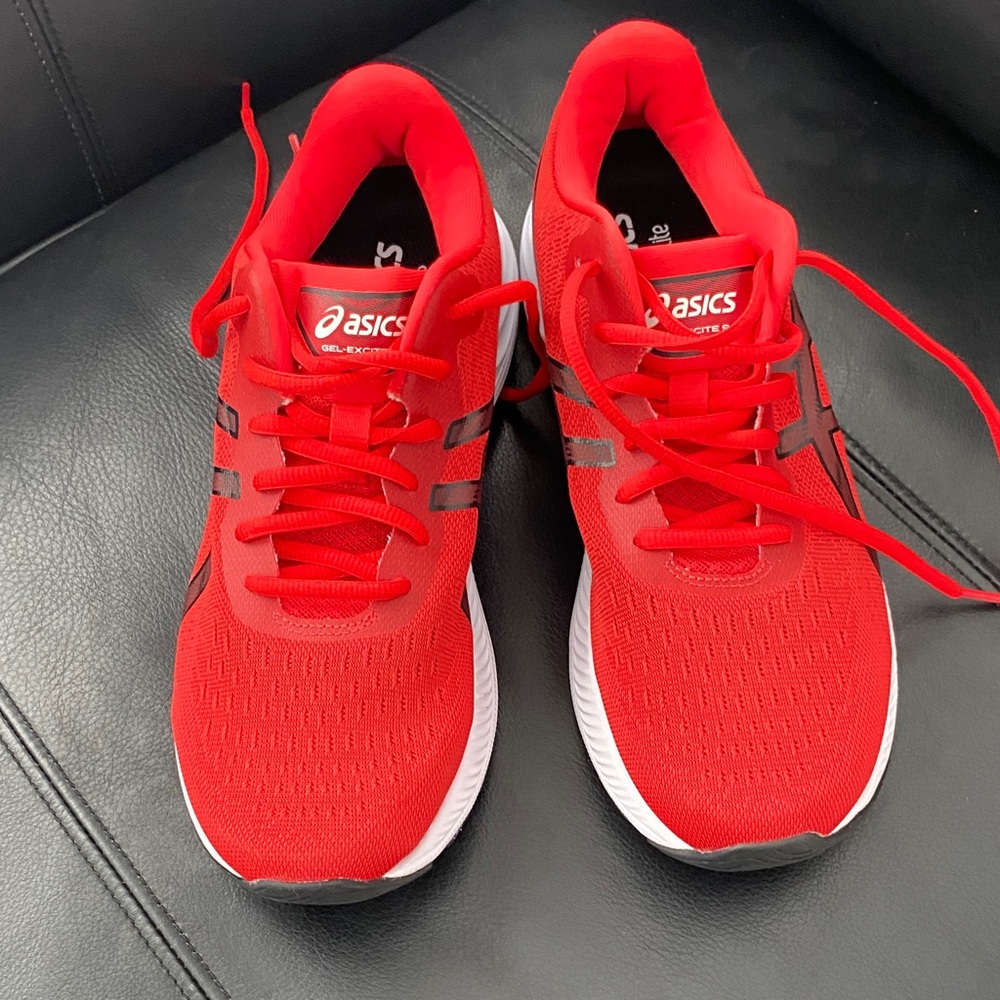 ASICS Fiery Red Athletic Sneakers
